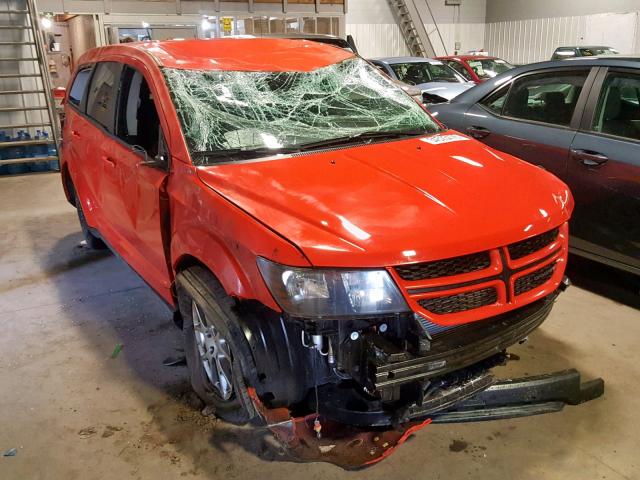 3C4PDCEG1HT564734 - 2017 DODGE JOURNEY GT ORANGE photo 1