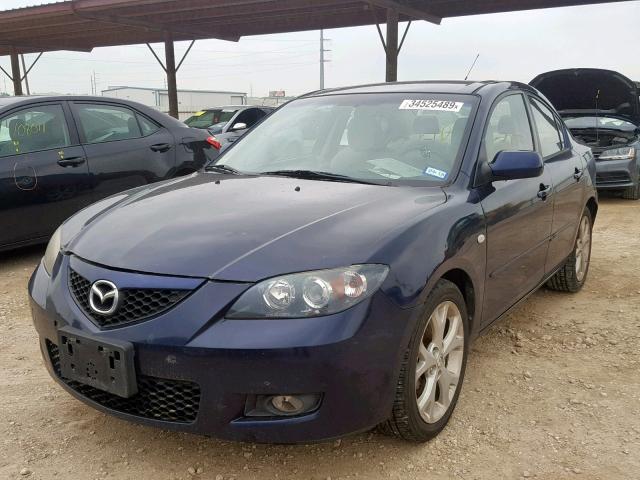 JM1BK32G991234661 - 2009 MAZDA 3 I BLUE photo 2