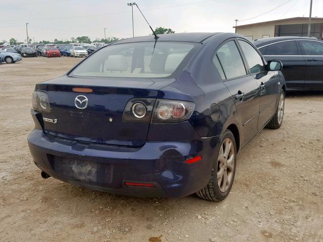 JM1BK32G991234661 - 2009 MAZDA 3 I BLUE photo 4