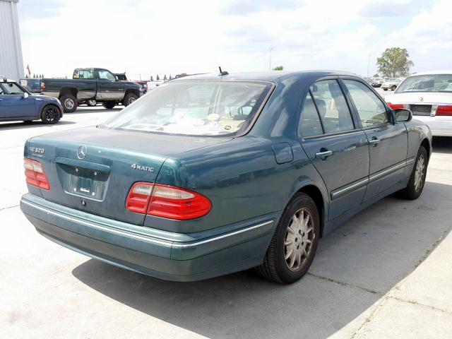 WDBJF82J41X059731 - 2001 MERCEDES-BENZ E 320 4MAT GREEN photo 4