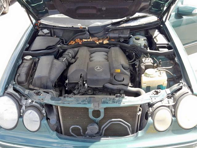 WDBJF82J41X059731 - 2001 MERCEDES-BENZ E 320 4MAT GREEN photo 7