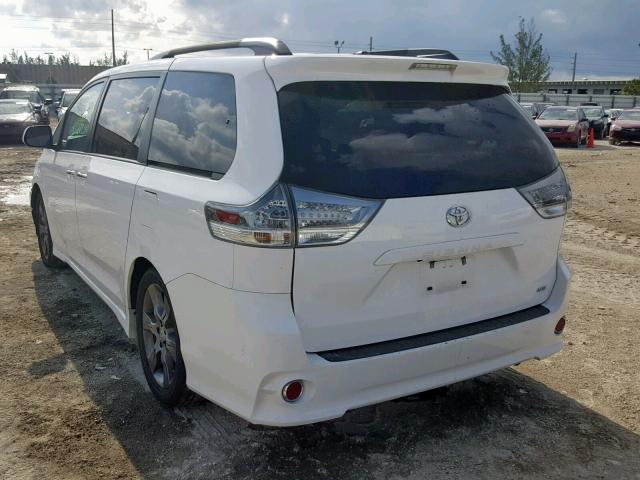 5TDXK3DC8FS608420 - 2015 TOYOTA SIENNA SPO WHITE photo 3