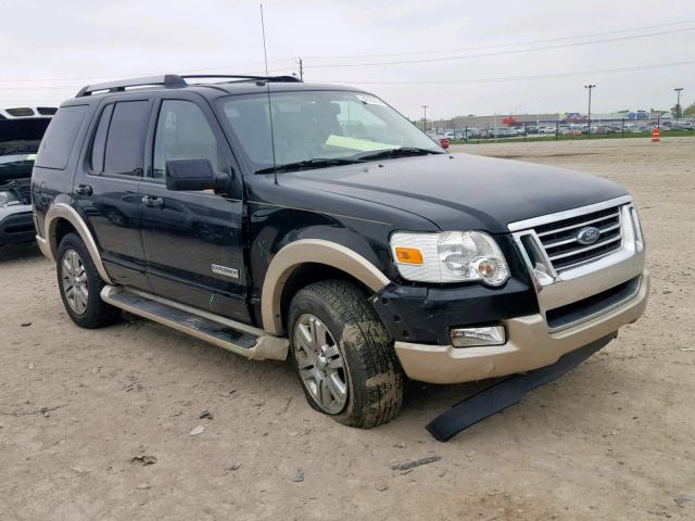 1FMEU74EX7UA63260 - 2007 FORD EXPLORER E BLACK photo 1