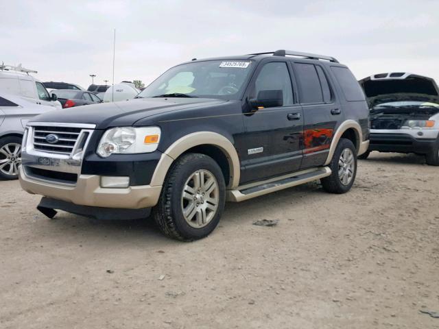 1FMEU74EX7UA63260 - 2007 FORD EXPLORER E BLACK photo 2