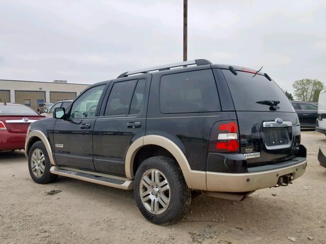 1FMEU74EX7UA63260 - 2007 FORD EXPLORER E BLACK photo 3