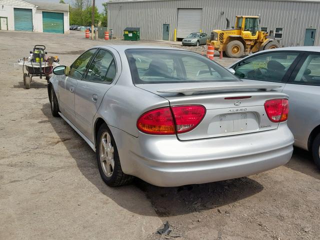 1G3NF52E41C138862 - 2001 OLDSMOBILE ALERO GLS SILVER photo 3