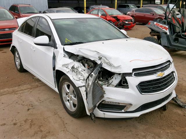 1G1PC5SB2F7245697 - 2015 CHEVROLET CRUZE LT WHITE photo 1