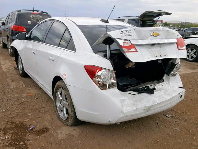 1G1PC5SB2F7245697 - 2015 CHEVROLET CRUZE LT WHITE photo 3