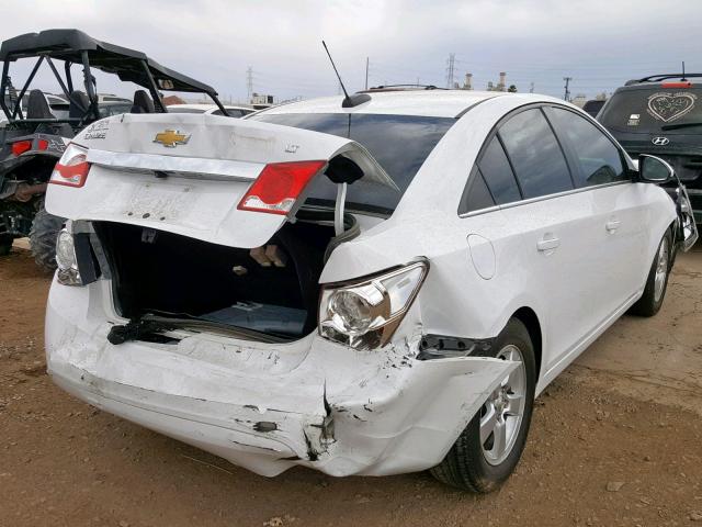 1G1PC5SB2F7245697 - 2015 CHEVROLET CRUZE LT WHITE photo 4