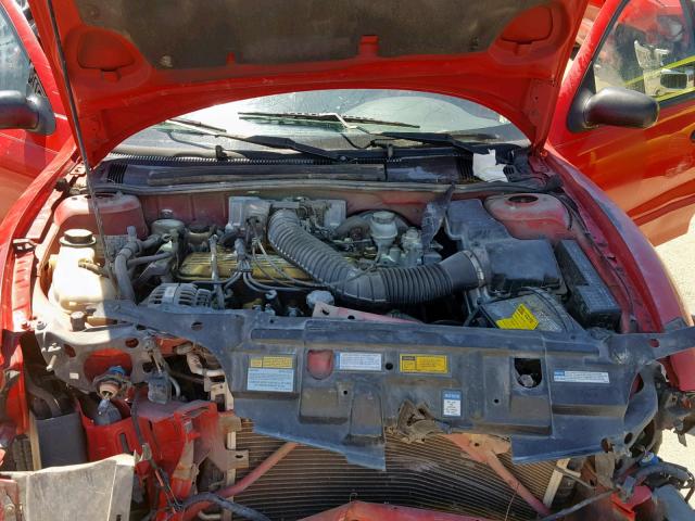 3G2JB5241TS845260 - 1996 PONTIAC SUNFIRE SE RED photo 7