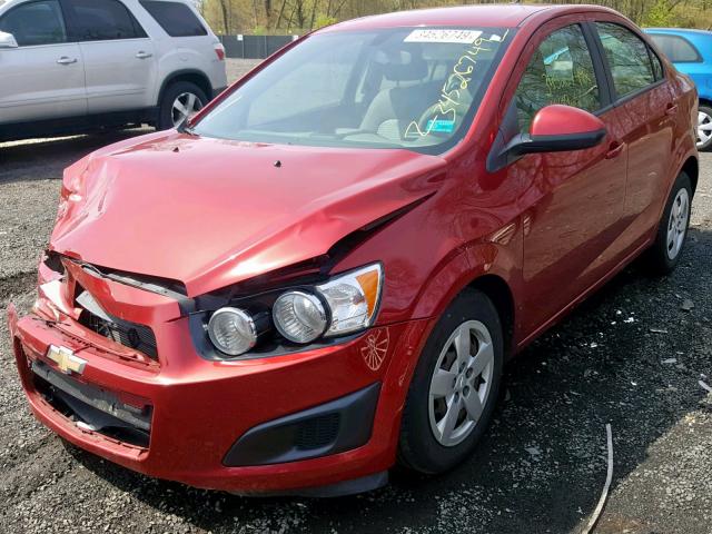 1G1JA5SG7E4221161 - 2014 CHEVROLET SONIC LS 红色 照片 2