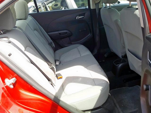 1G1JA5SG7E4221161 - 2014 CHEVROLET SONIC LS 红色 照片 6