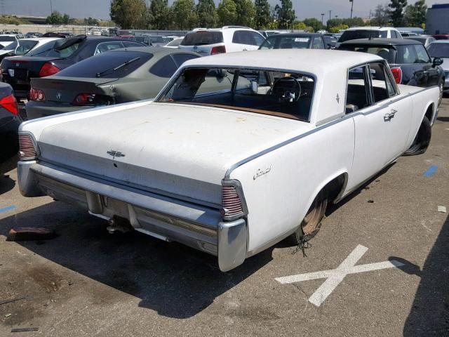 5Y82N423786 - 1965 LINCOLN CONTINENTL WHITE photo 4