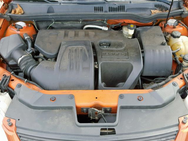 1G1AL55F367771034 - 2006 CHEVROLET COBALT LT ORANGE photo 7