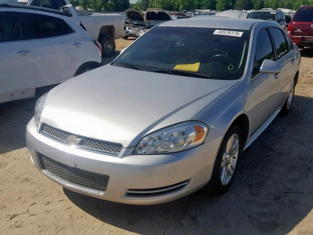 2G1WB5E39E1185366 - 2014 CHEVROLET IMPALA LIM SILVER photo 2