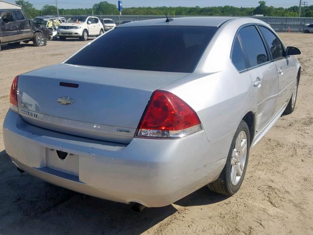 2G1WB5E39E1185366 - 2014 CHEVROLET IMPALA LIM SILVER photo 4