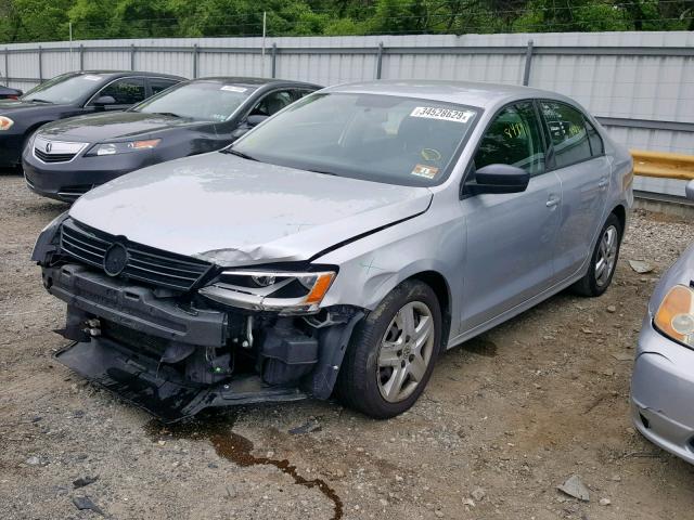 3VW2K7AJ0DM212013 - 2013 VOLKSWAGEN JETTA BASE SILVER photo 2