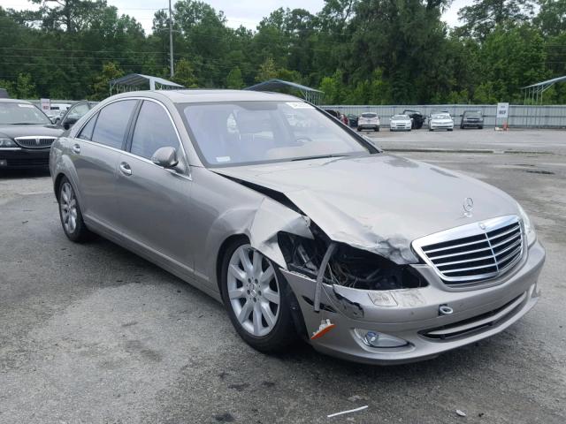 WDDNG71X17A104447 - 2007 MERCEDES-BENZ S 550 GRAY photo 1