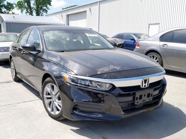 1HGCV1F13JA023466 - 2018 HONDA ACCORD LX BLACK photo 1