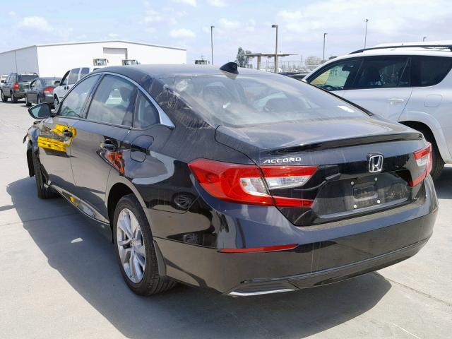 1HGCV1F13JA023466 - 2018 HONDA ACCORD LX BLACK photo 3