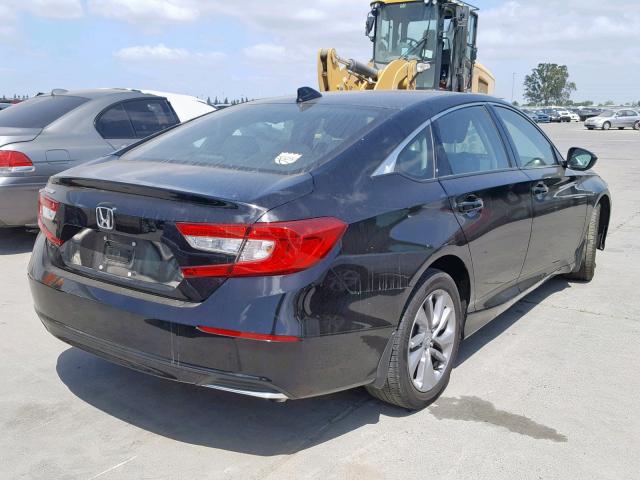 1HGCV1F13JA023466 - 2018 HONDA ACCORD LX BLACK photo 4