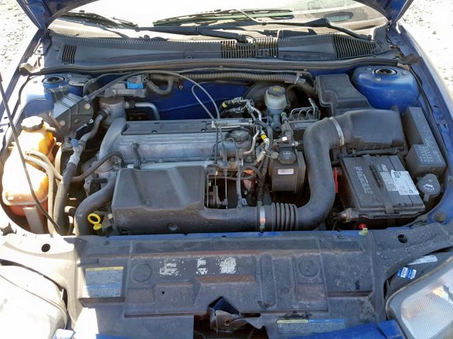 1G1JH12F237334653 - 2003 CHEVROLET CAVALIER L BLUE photo 7