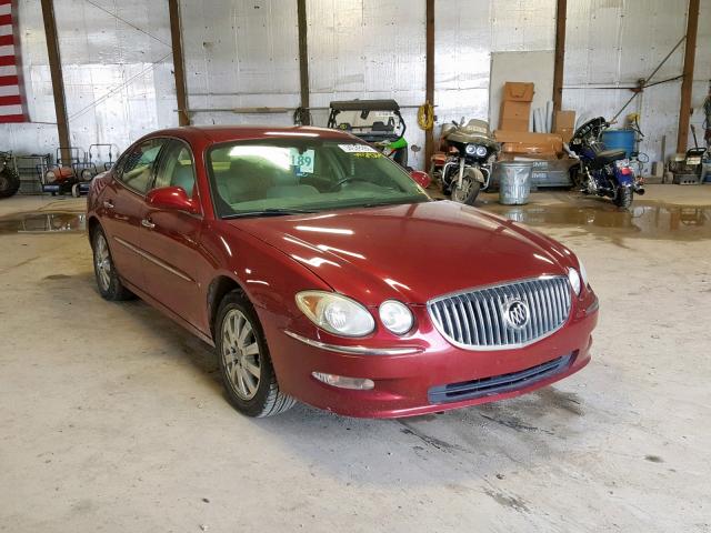 2G4WD582X81179774 - 2008 BUICK LACROSSE C MAROON photo 1