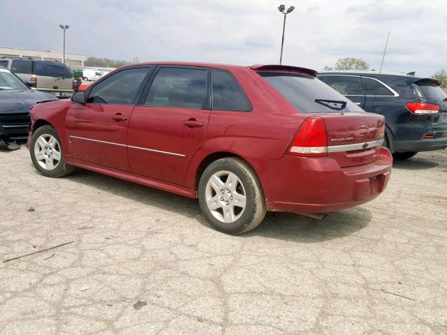 1G1ZT63866F165360 - 2006 CHEVROLET MALIBU MAX 红色 照片 3