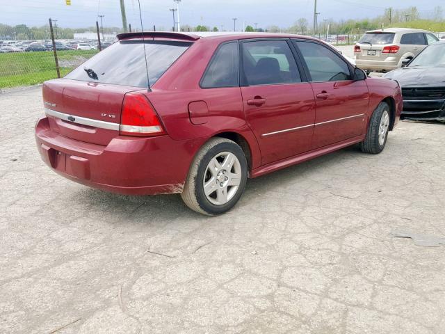 1G1ZT63866F165360 - 2006 CHEVROLET MALIBU MAX 红色 照片 4