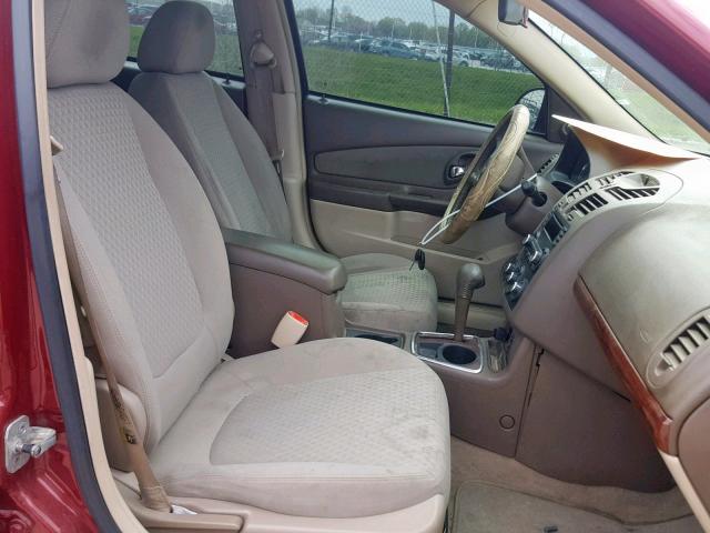 1G1ZT63866F165360 - 2006 CHEVROLET MALIBU MAX 红色 照片 5