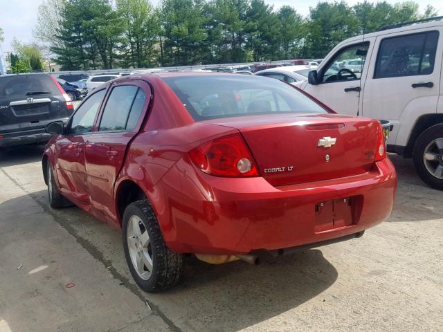 1G1AF5F58A7107169 - 2010 CHEVROLET COBALT 2LT RED photo 3