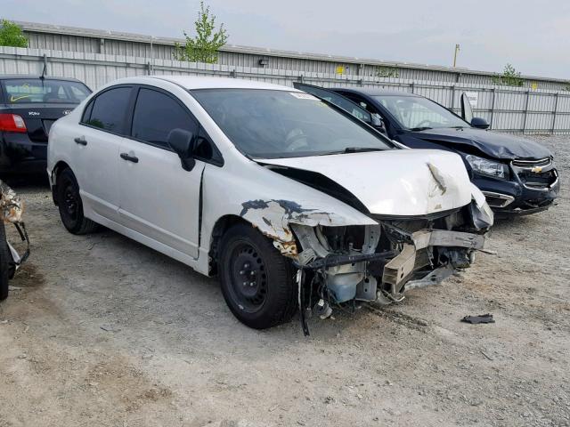 2HGFA1F31AH507924 - 2010 HONDA CIVIC VP WHITE photo 1