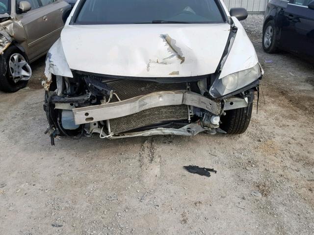 2HGFA1F31AH507924 - 2010 HONDA CIVIC VP WHITE photo 9