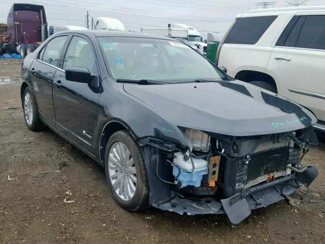 3FADP0L34AR304782 - 2010 FORD FUSION HYB BLACK photo 1