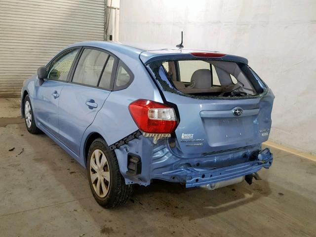 JF1GPAA66CH242063 - 2012 SUBARU IMPREZA BLUE photo 3