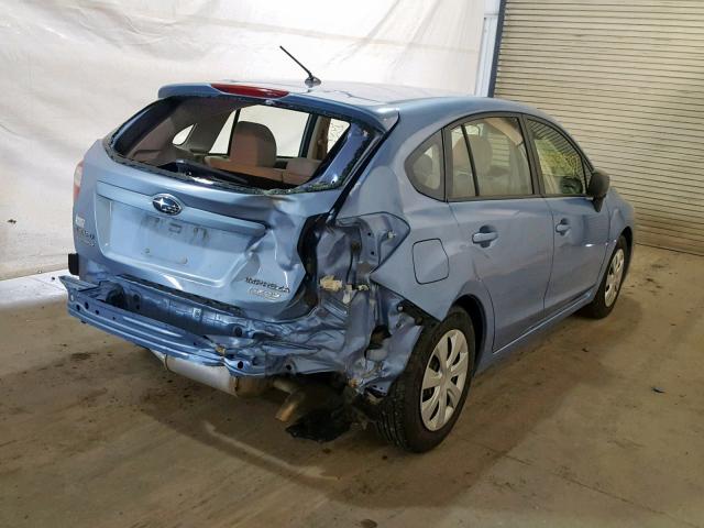 JF1GPAA66CH242063 - 2012 SUBARU IMPREZA BLUE photo 4