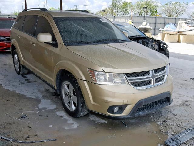 3D4PH1FGXBT565415 - 2011 DODGE JOURNEY MA GOLD photo 1