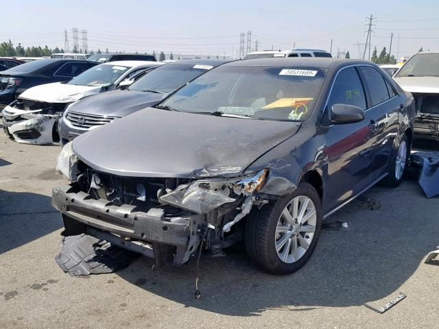 4T1BD1FKXCU024388 - 2012 TOYOTA CAMRY HYBR GRAY photo 2