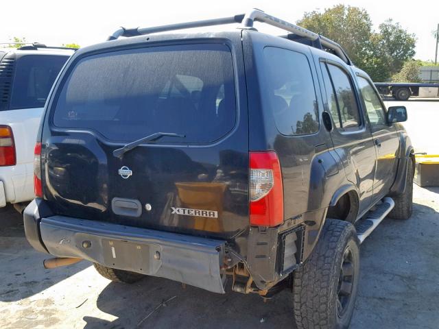 5N1DD28T72C560871 - 2002 NISSAN XTERRA XE BLACK photo 4