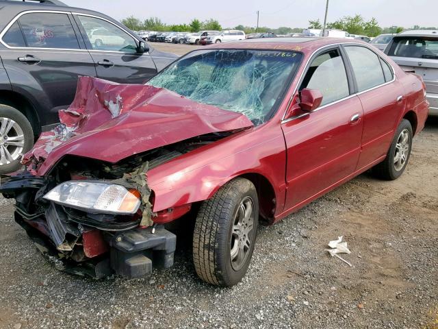 19UUA5640XA018445 - 1999 ACURA 3.2TL MAROON photo 2