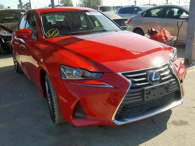 JTHBA1D23J5074507 - 2018 LEXUS IS 300 RED photo 1