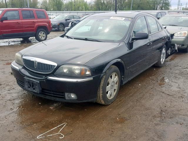 1LNHM86S34Y620732 - 2004 LINCOLN LS BLACK photo 2