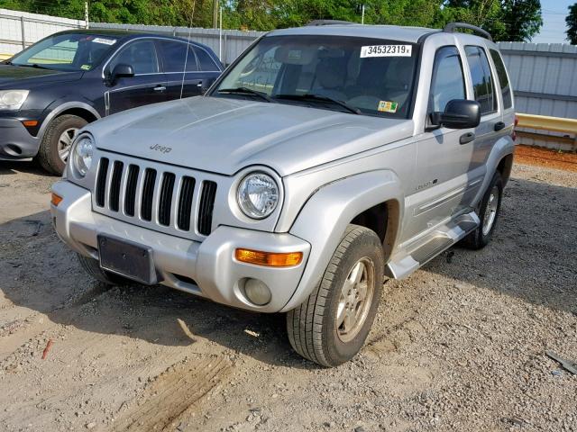 1J4GL58K12W139346 - 2002 JEEP LIBERTY LI SILVER photo 2