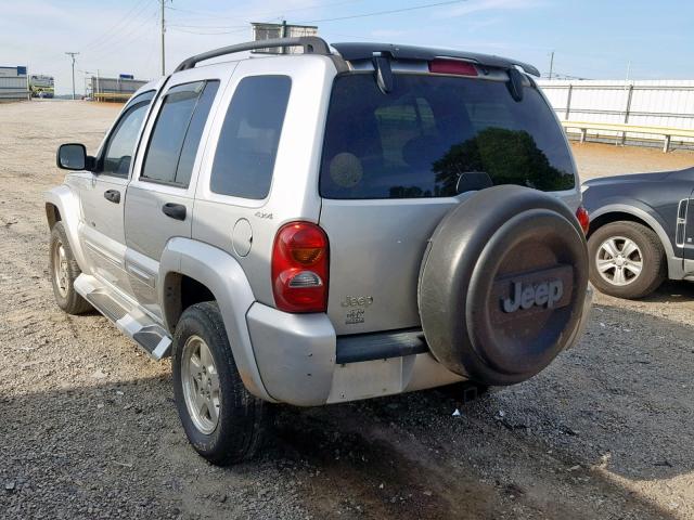 1J4GL58K12W139346 - 2002 JEEP LIBERTY LI SILVER photo 3