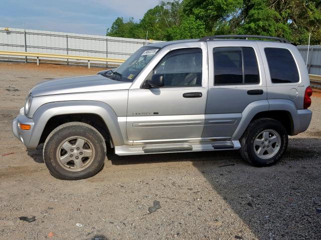 1J4GL58K12W139346 - 2002 JEEP LIBERTY LI SILVER photo 9