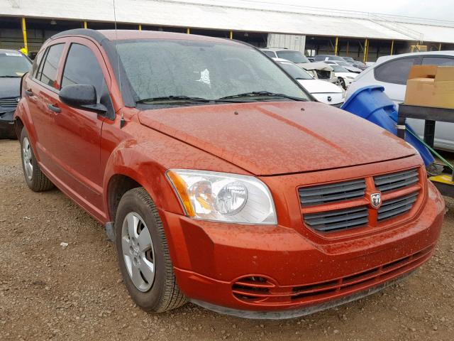 1B3HB28B58D586537 - 2008 DODGE CALIBER ORANGE photo 1