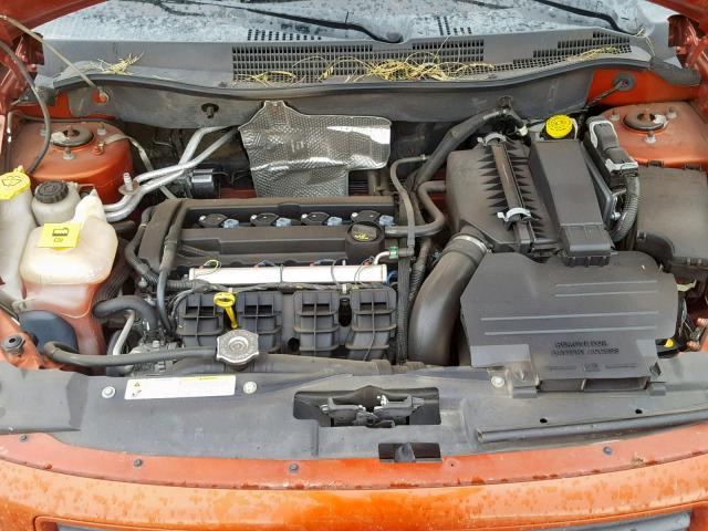 1B3HB28B58D586537 - 2008 DODGE CALIBER ORANGE photo 7