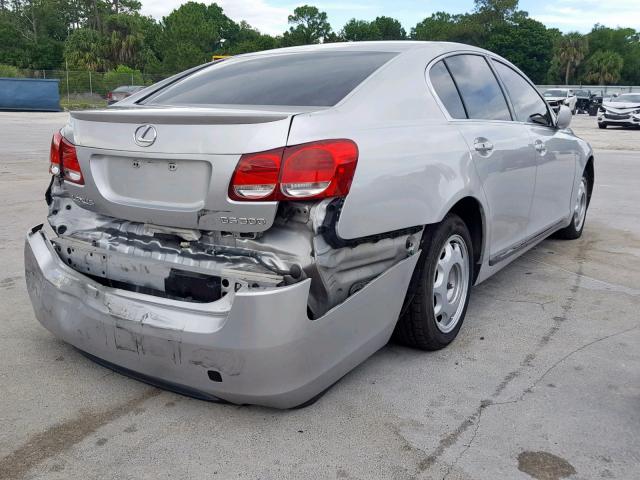 JTHBH96S265038547 - 2006 LEXUS GS300 SILVER photo 4