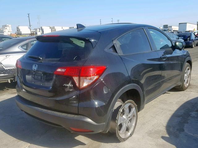 3CZRU6H59HM719863 - 2017 HONDA HR-V EX GRAY photo 4