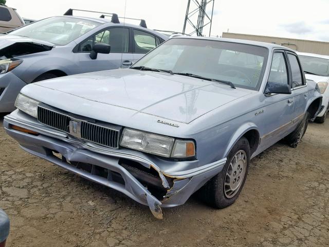 1G3AJ55M0S6319442 - 1995 OLDSMOBILE CIERA SL BLUE photo 2